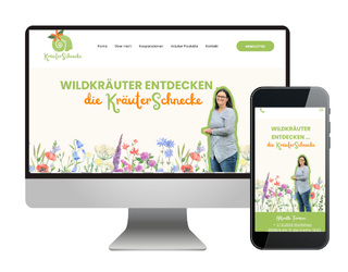 Website-Relaunch Beispiele Kräuterschnecke